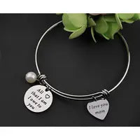 Mother Appreciation Silver Bangle